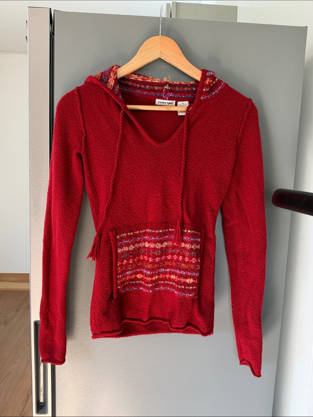 Energie Vintage Y2K Long Sleeve Hoodie Size S (Runs Small)
